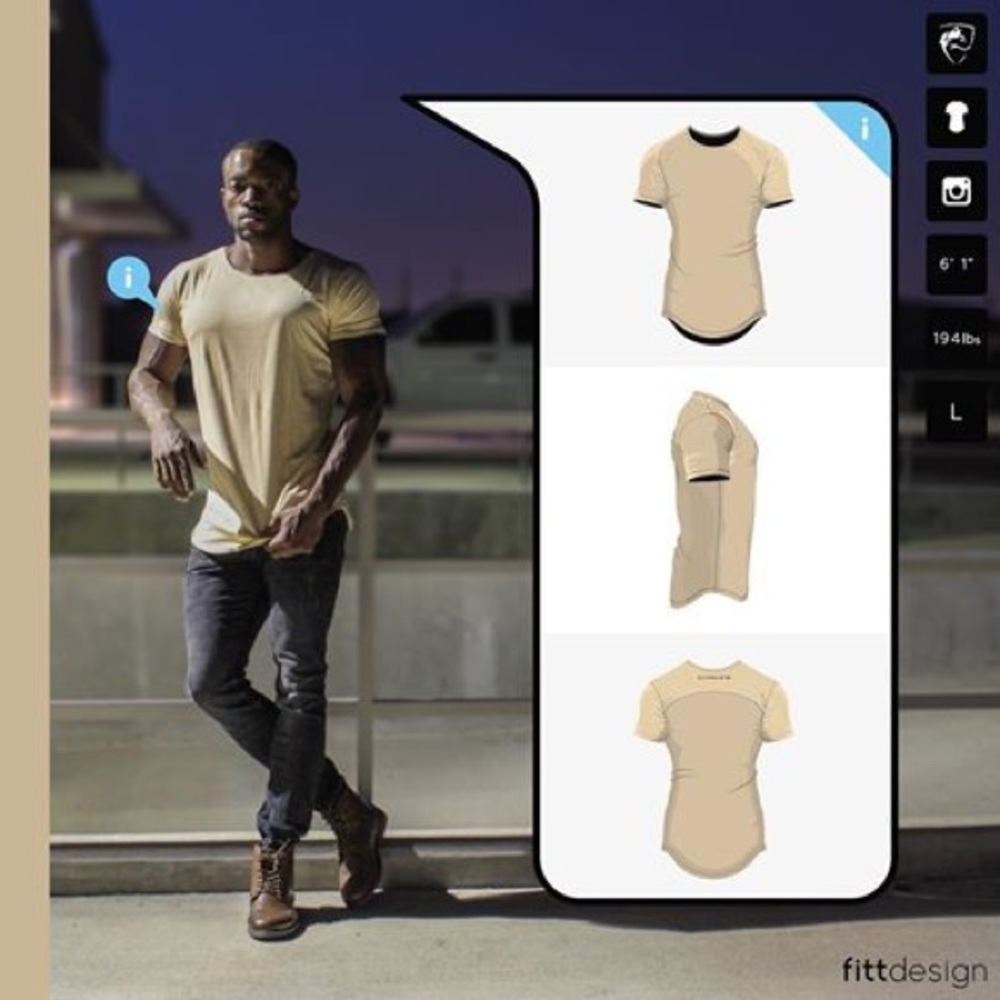 Alphalete scoop neck tee